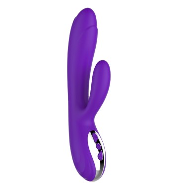 Wibrator-Joker Heating Double Vibrating Massage Stick -Purple